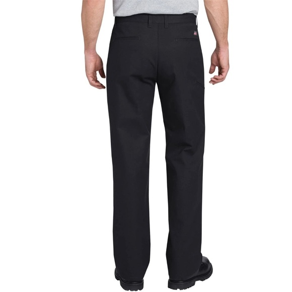 Genuine Dickies Mens Flex Double Knee Pant, Size 42x32, Black, Straight-Leg - Picture 2 of 3